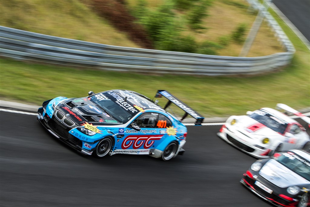 Ændringerne på den fragtmandsblå BMW M3 E92 har virket
(Foto: Gripping Media)
